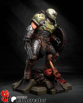 Doom Guy 3D-printed model